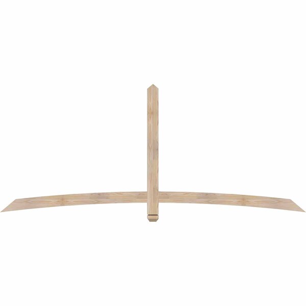 Ekena Millwork Bellingham Smooth Timber Gable Bracket, Douglas Fir, 96"W x 40"H x 1 1/2"D x 3 1/2"F, 10/12 Pitch GBW096X40X0204BEL00SDF - main
